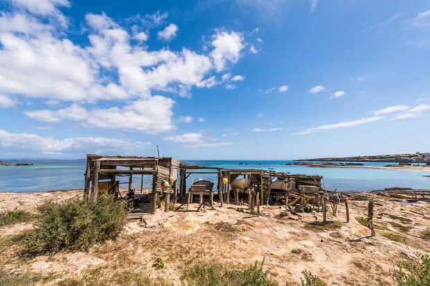 es pujols formentera spiaggia di giorno